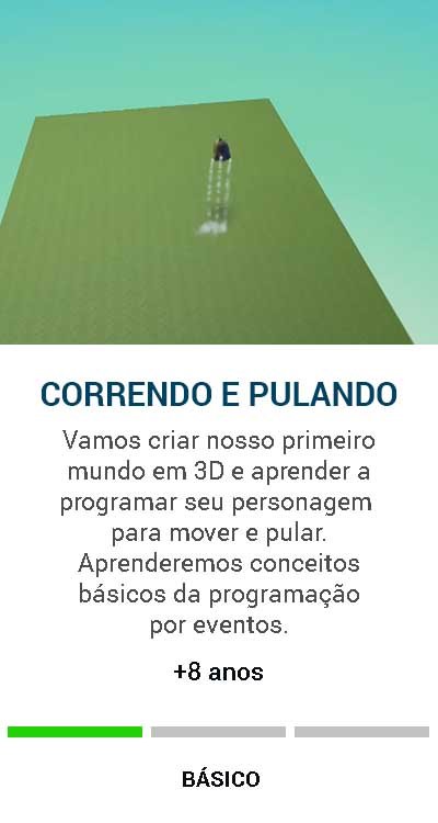 slider correndo e pulando