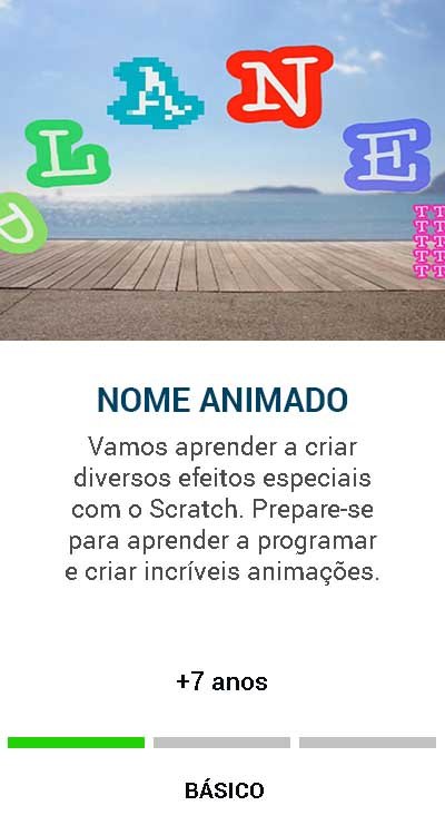 slider nome animado