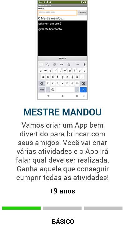 slider mestre mandou